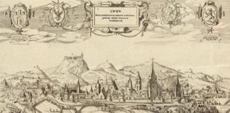 Панорама Львова. Мідерит Абрагама Ґоґенберґа (1608)