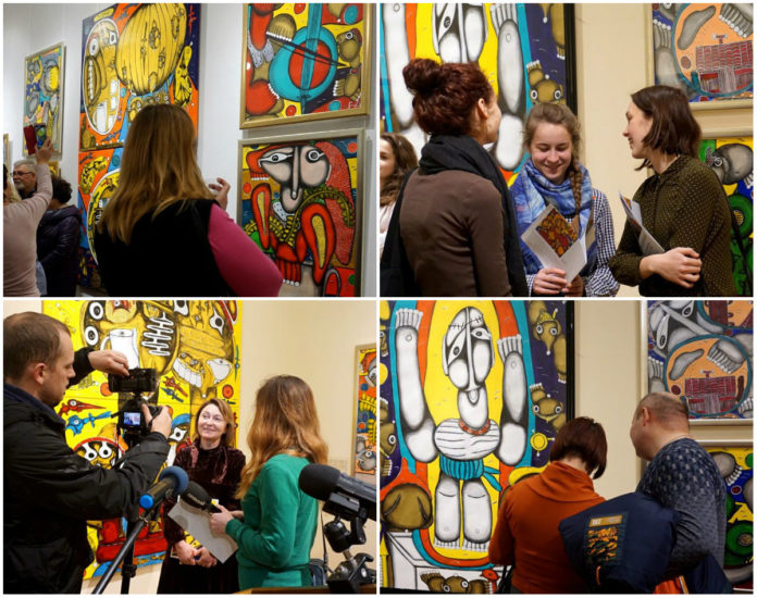 В Національному музеї у Львові відкрилась виставка «Космос Емми Андієвської»