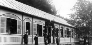 Будівля санаторію в Голоску, поч. ХХ ст.