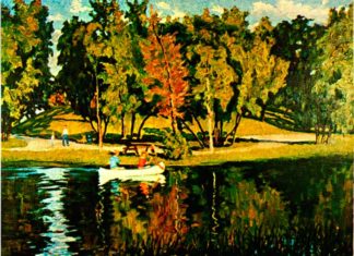 Степан Луцик. На озері, 1962