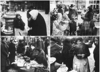 Вулична торгівля в Львові, поч. ХХ ст.