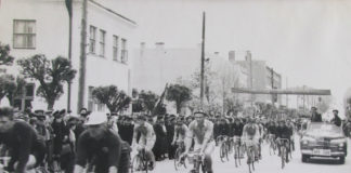 Велоперегони вулицями Рівного, 1954 р.