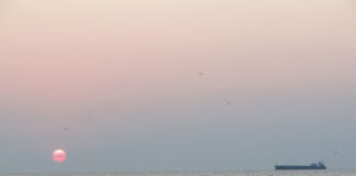 Схід сонця. Смт Затока Одеської обл. 2018 р. Світлина Андрія Сови.