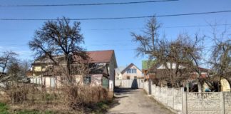 Маленька старовинна вуличка піднімається вгору, повертає праворуч, і знову виходить на вулицю Старицького