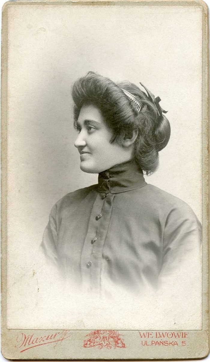 Жінка з Львова, фотосалон «Ż. KLAFTEN», кін. ХІХ-поч. ХХ ст.