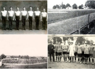 Петро Франко, Степан Гайдучок та інші на першій футбольній зустрічі спортового товариства «Україна»