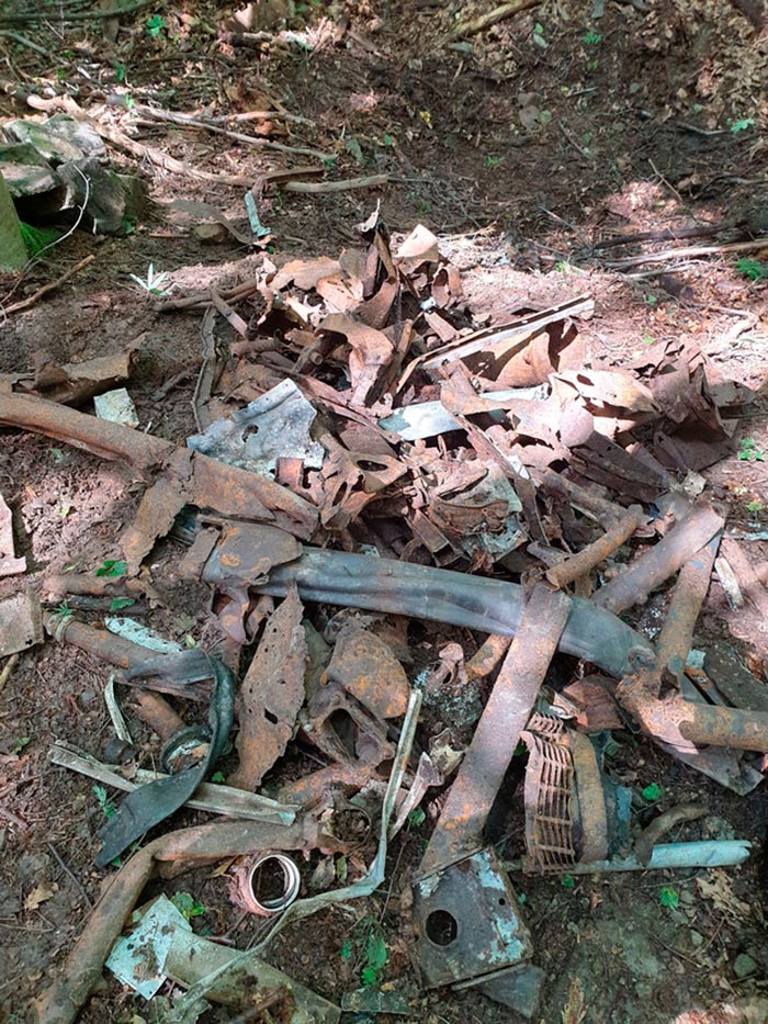 Уламки літака HE-111