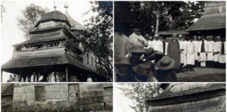 Храми та мешканці села Бунів на фото 1905 року