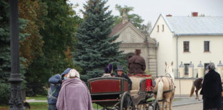 Зйомки історичного серіалу “Кава з кардамоном” в Жовкві