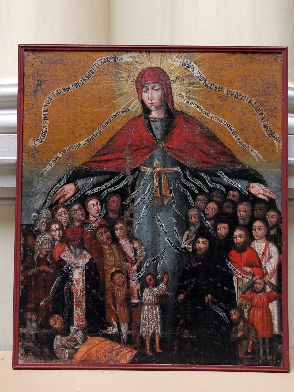 Покров Пресвятої Богородиці у варіанті Всіх Скорботних Радість, друга половина 17 ст., с. Стара Сіль, Старосамбірщина