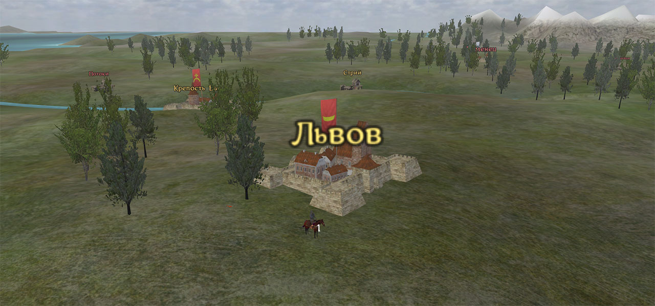 Львів на карті