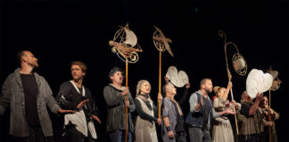 Сцена з вистави “Два джентльмени з Верони”