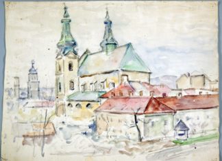 Іван Іванець. Львівський пейзаж. 1940-ві рр.