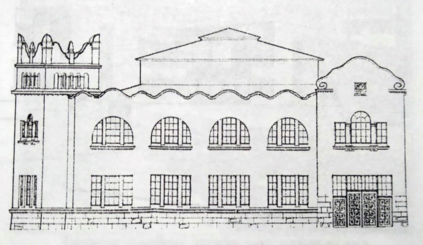Один з проектів ринку на вул. Личаківській. 1910-ті рр.