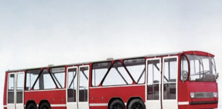 Експериментальний низькопідлоговий гібридний автобус ЛАЗ-360ЭМ