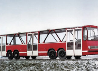 Експериментальний низькопідлоговий гібридний автобус ЛАЗ-360ЭМ