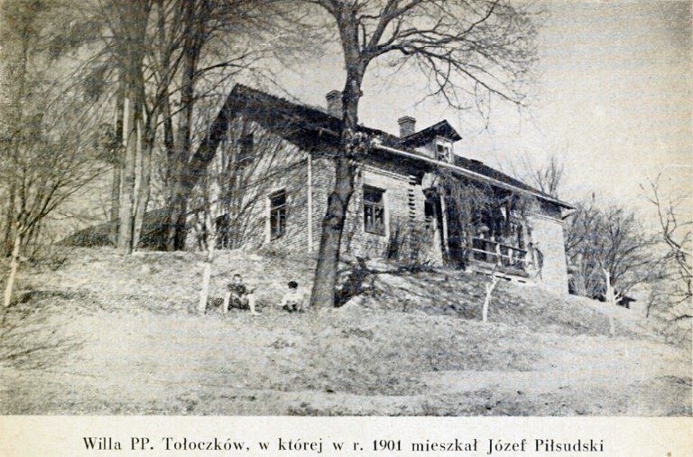 Вілла Толочків у Брюховичах, де проживав у 1901 році Юзеф Пілсудський