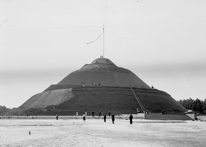 Курган Пілсудського в Кракові, 1938 рік