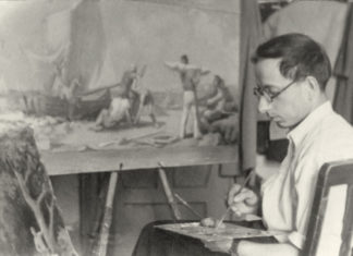 Карло Звіринський за дипломною роботою, 1953 р.