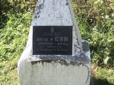 Місце витоку річки Сян. Світлина з Вікіпедії