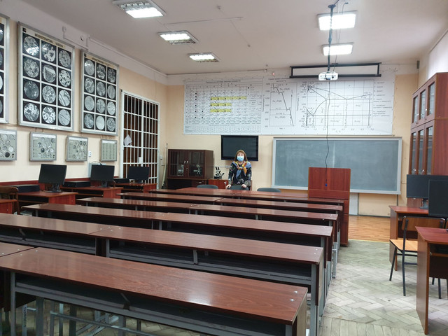 Навчальне приміщення в підземеллі Львівської Політехніки