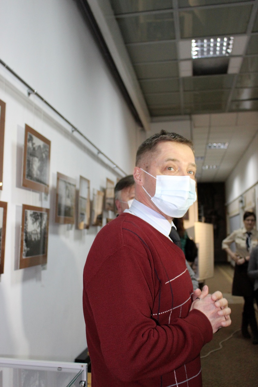 Олександр Булига. Відкриття виставки "Ті, хто світлили історію". Рівненський краєзнавчий музей, 17.03.2021 р.