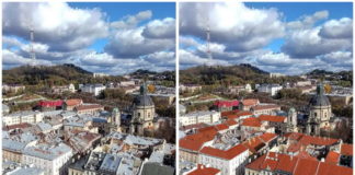 Панорама на львівські дахи