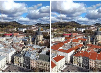 Панорама на львівські дахи