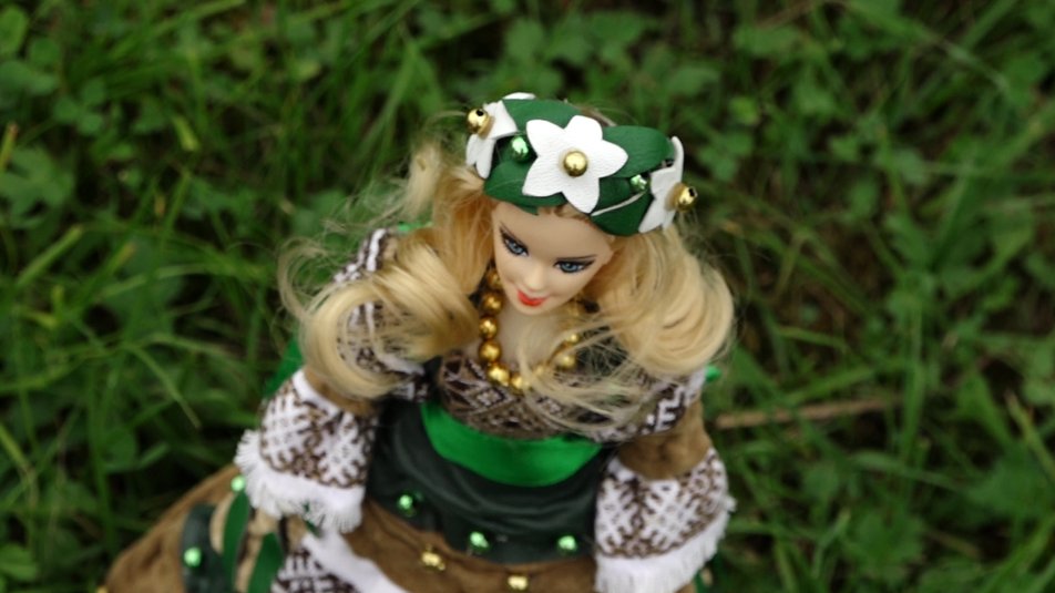 Лялька за мотивами твору Лесі Українки "Лісова пісня". Фото: Суспільне Карпати