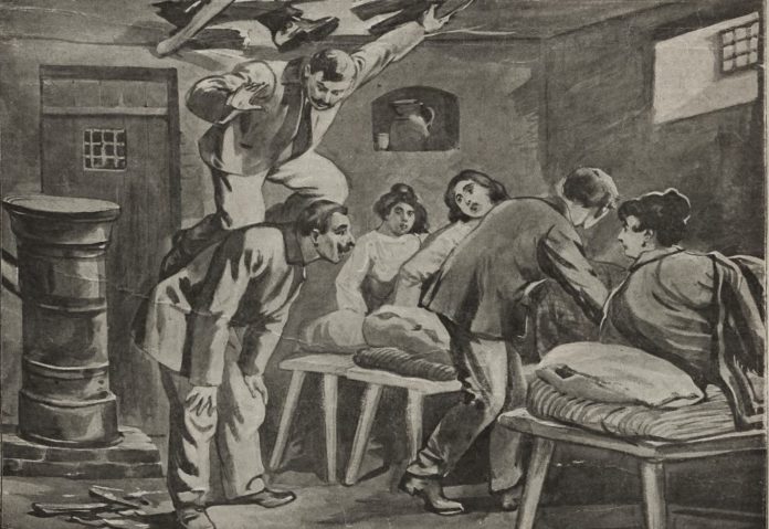 Ілюстрація з тижневика Nowości Illustrowane, 1907 рік