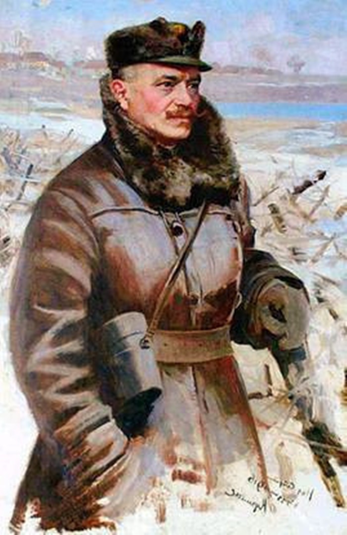 Фото з фейсбук-сторінки "Альбом "Осип Курилас". Курилас О. Портрет січового стрільця Сеня Горука