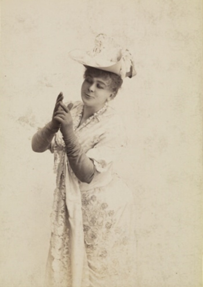 Львівська акторка Адольфіна Зімаєр, фото ХІХ ст.