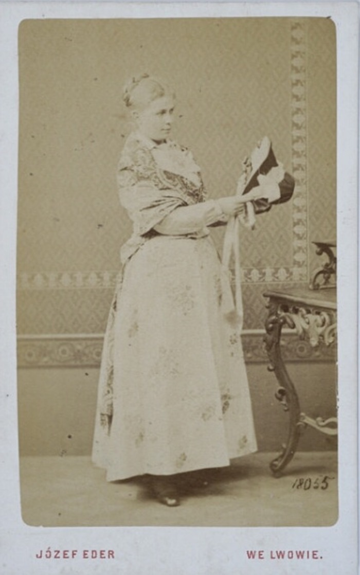Львівська акторка Адольфіна Зімаєр, фото ХІХ ст.