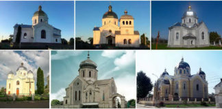 Церкви збудовані за проектами Василя Нагірного
