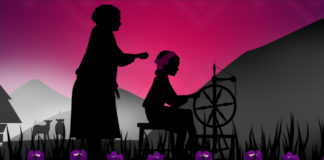 Кадр з мультика «Ой зацвіли фіалочки»