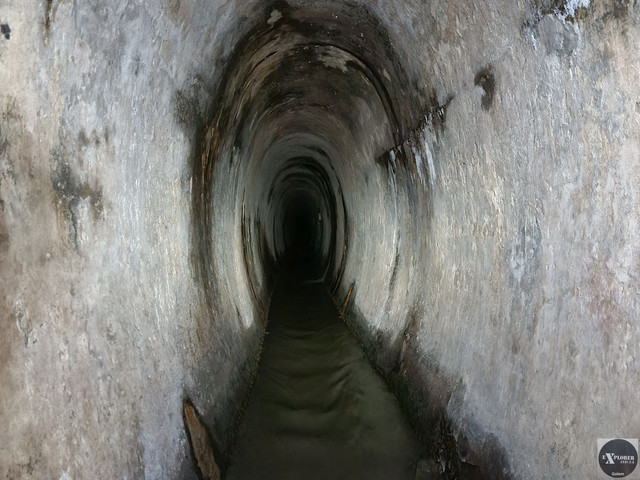 Вид від місця спуску проти течії