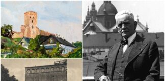 Луцький замок 1937 року на картині львівського художника