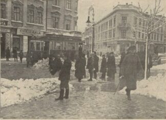 Снігопад у Львові, квітень 1912 р.