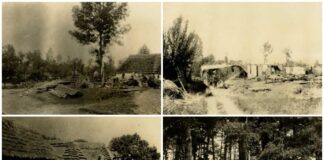 Село Полюхів на фото часів Першої світової війни