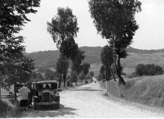 Типова дорога у Львівському воєводстві (фото Henryk Рoddebski)