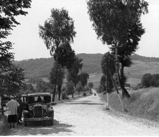 Типова дорога у Львівському воєводстві (фото Henryk Рoddebski)