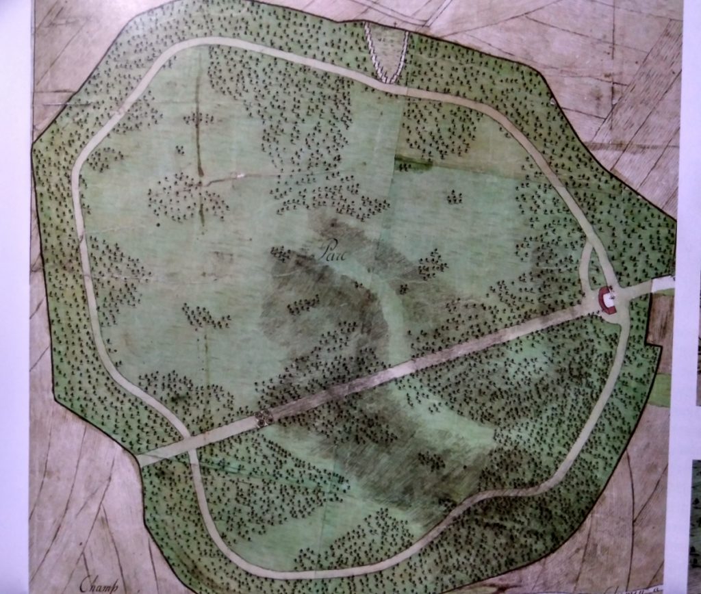 План Грабника з карти Бургіньйона. Ілюстрація з книги П. Ричкова “Архітектор Ян Якуб Бургіньйон. Творча спадщина”