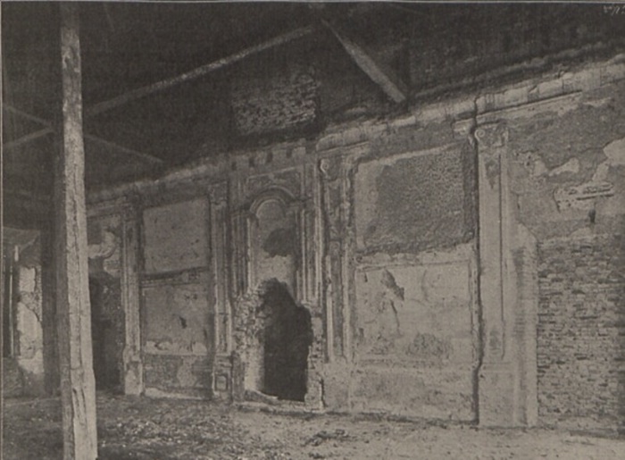 Інтер’єр Жовківського замку, 1900 р.