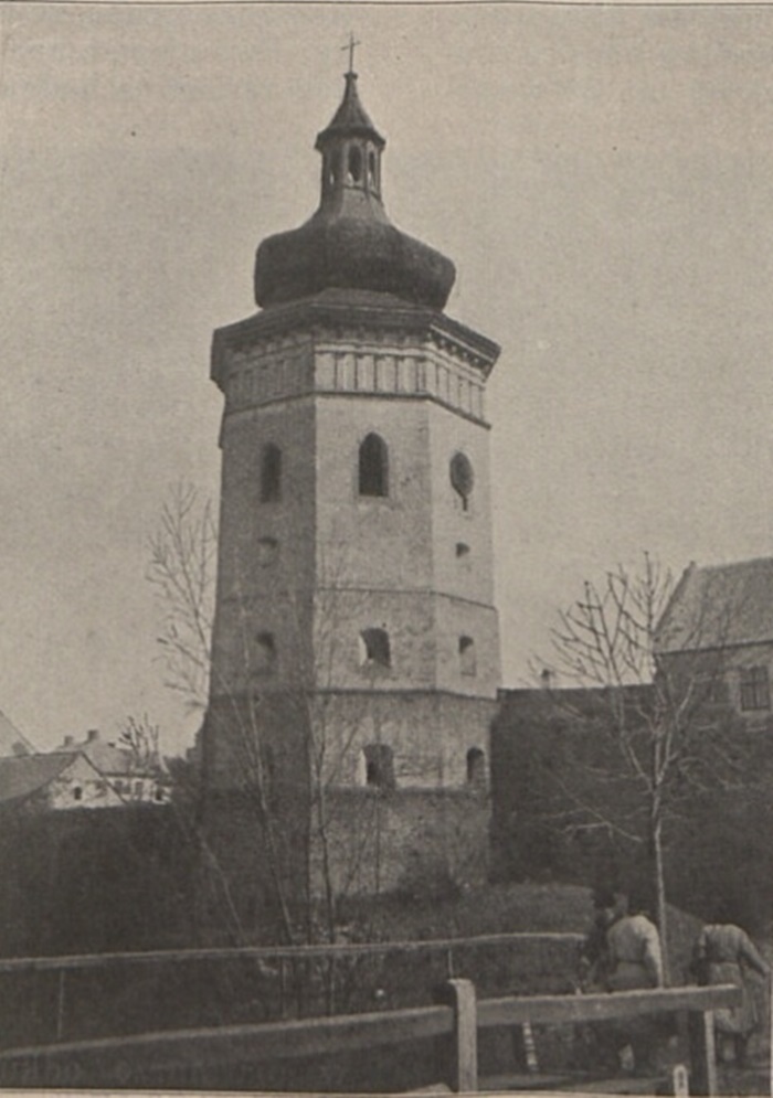 Дзвіниця в Жовкві, 1900 р.