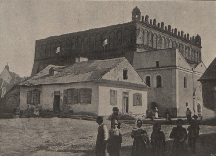 Синагога в Жовкві, 1900 р.