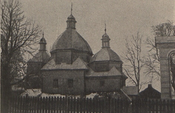 Церква Святої Трійці в Жовкві, 1900 р.