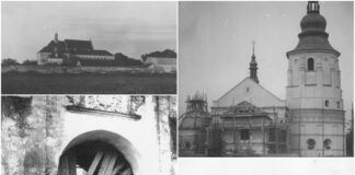 Олесько на фото 1910-1940-х років.Олесько на фото 1910-1940-х років.