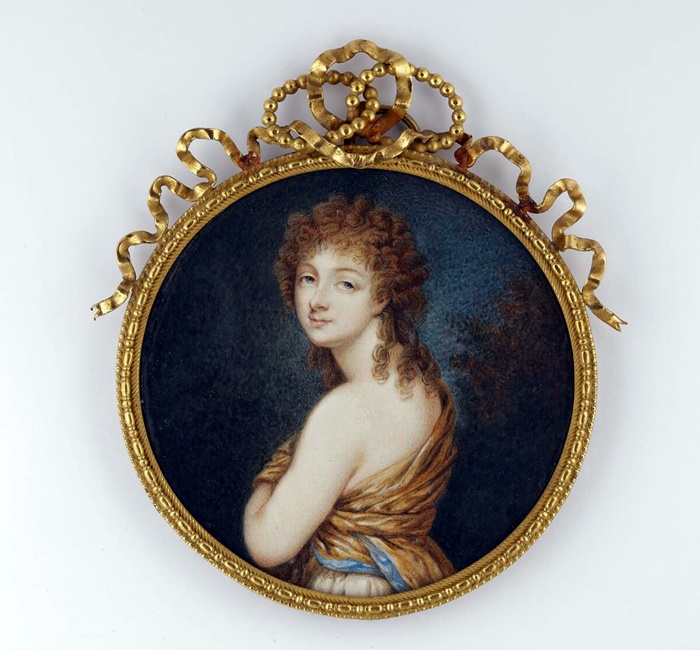 Розалія Ходкевич. Мініатюра за картиною Вінсента Лессера. Державний музей у Варшаві