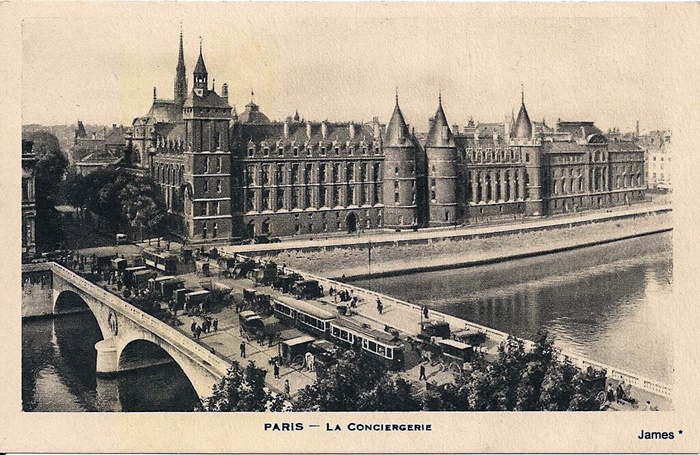 Тюрма Консьєржері в Парижі, листівка кінця ХІХ століття