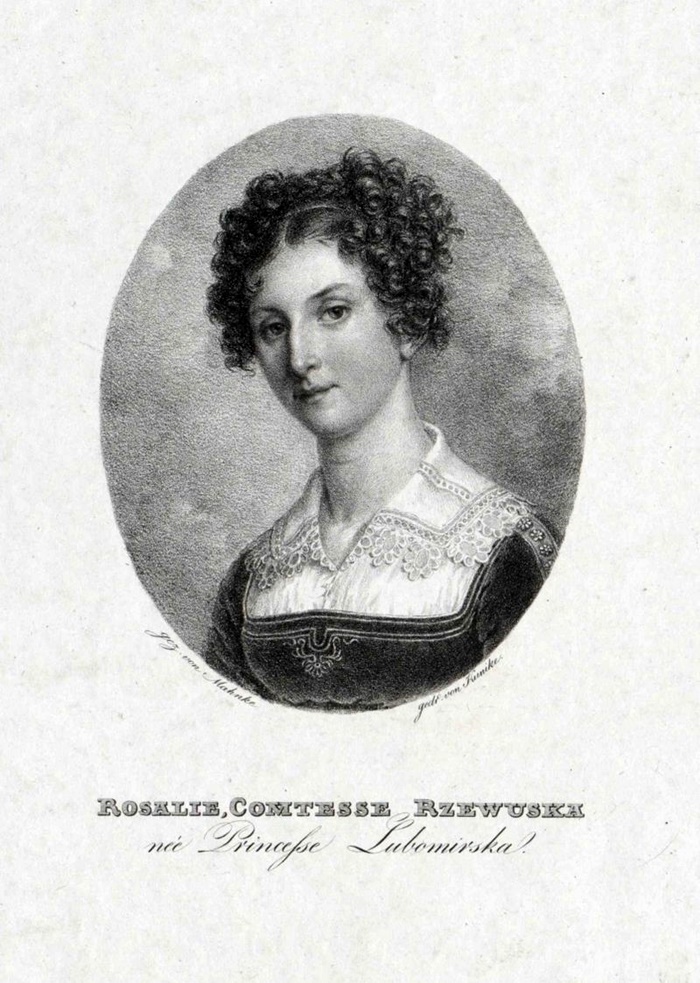 Донька Розалії Олександра, яка отримала друге ім’я по матері – також Розалія, у заміжжі – Жевуська 